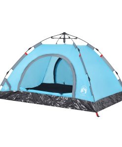 Tenda Da Campeggio 2 Persone Blu A Rilascio Rapido
