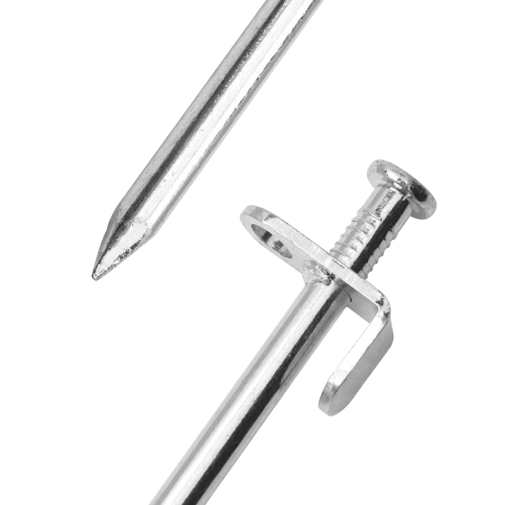 Picchetti Per Tenda 24 Pz 19,5 Cm 8 Mm In Acciaio Zincato
