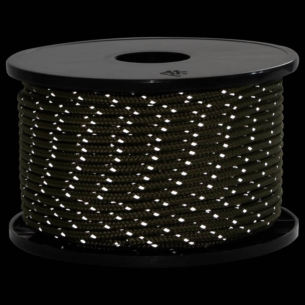 Corda Tenda Con Strisce Riflettenti E Chiavi 50 M 5 mm - Image 5