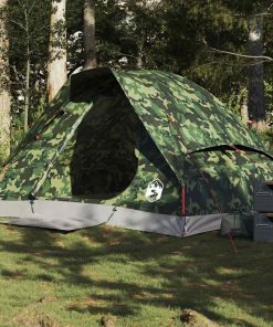Tenda Da Campeggio A Cupola 2 Persone Mimetica Impermeabile