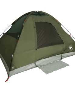 Tenda Da Campeggio A Cupola 2 Persone Verde Oliva Impermeabile
