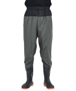 Wader Da Pesca Alla Vita Con Stivali Verde Scuro Taglia 45