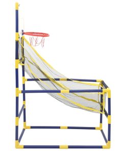 Set Gioco Di Basket Arcade Con Palla E Pompa 45x86x127 cm
