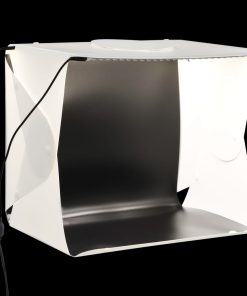 Light Box Per Studio Foto A Led 40x34x37 Cm In Plastica Bianco