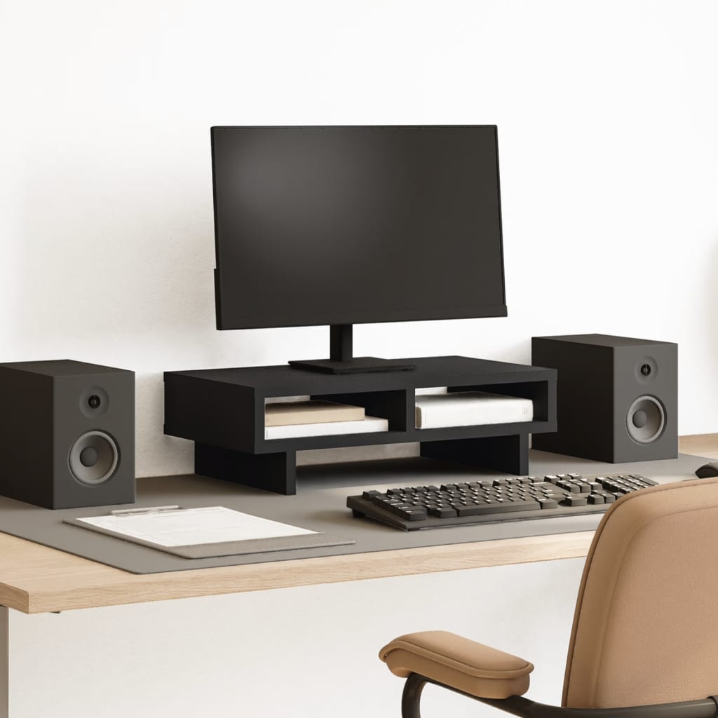 Supporto Per Monitor Nero 50x27x15 Cm In Truciolato