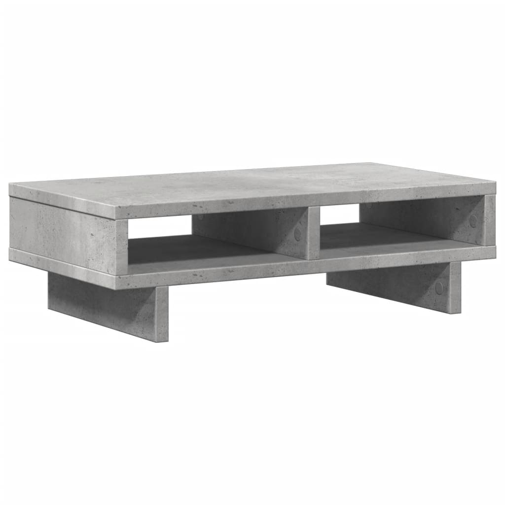 Supporto Per Monitor Grigio Cemento 50x27x15 Cm In Truciolato