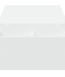 Supporto Monitor Con Contenitore Bianco 100x27x15 Cm Truciolato