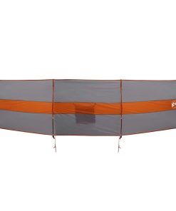 Frangivento Campeggio Grigio Arancione 490x123 Cm Impermeabile