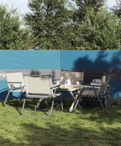 Frangivento Da Campeggio Blu 344x120 Cm Impermeabile