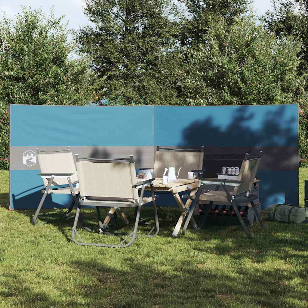 Frangivento Da Campeggio Blu 344x120 Cm Impermeabile