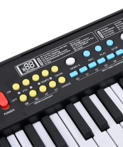 Tastiera Elettrica Pianoforte A 37 Tasti Microfono Per Bambini