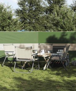 Frangivento Da Campeggio Verde 344x120 Cm Impermeabile