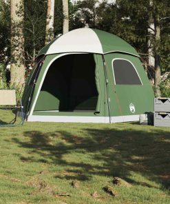 Tenda Familiare Igloo Per 6 Persone Verde Impermeabile