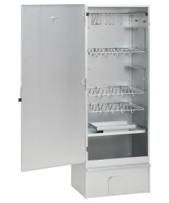 Forno Affumicatore Trucioli Legno 44,5x29x110cm In Acciaio Inox