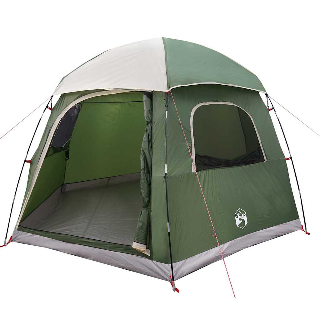 Tenda Familiare Igloo Per 6 Persone Verde Impermeabile - Image 5