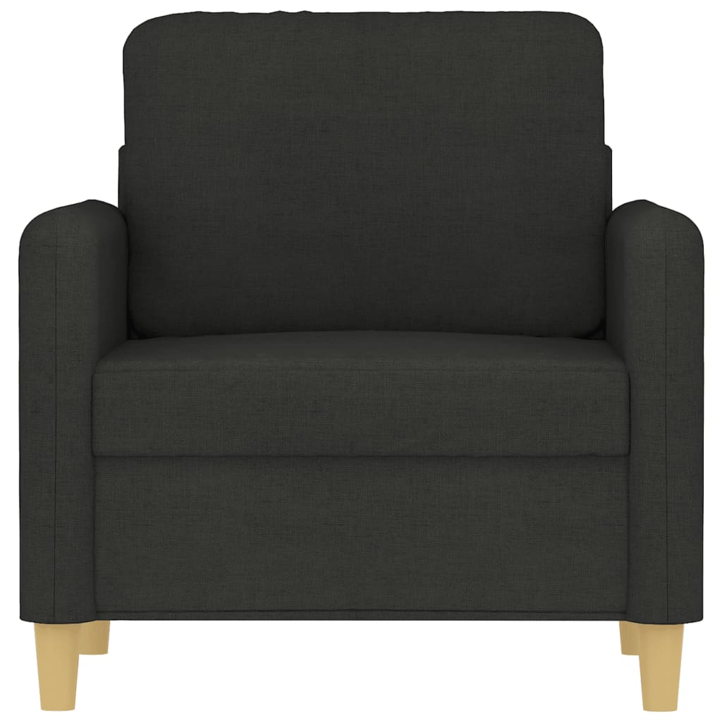 Poltrona Nera 60 Cm In Tessuto - Image 6
