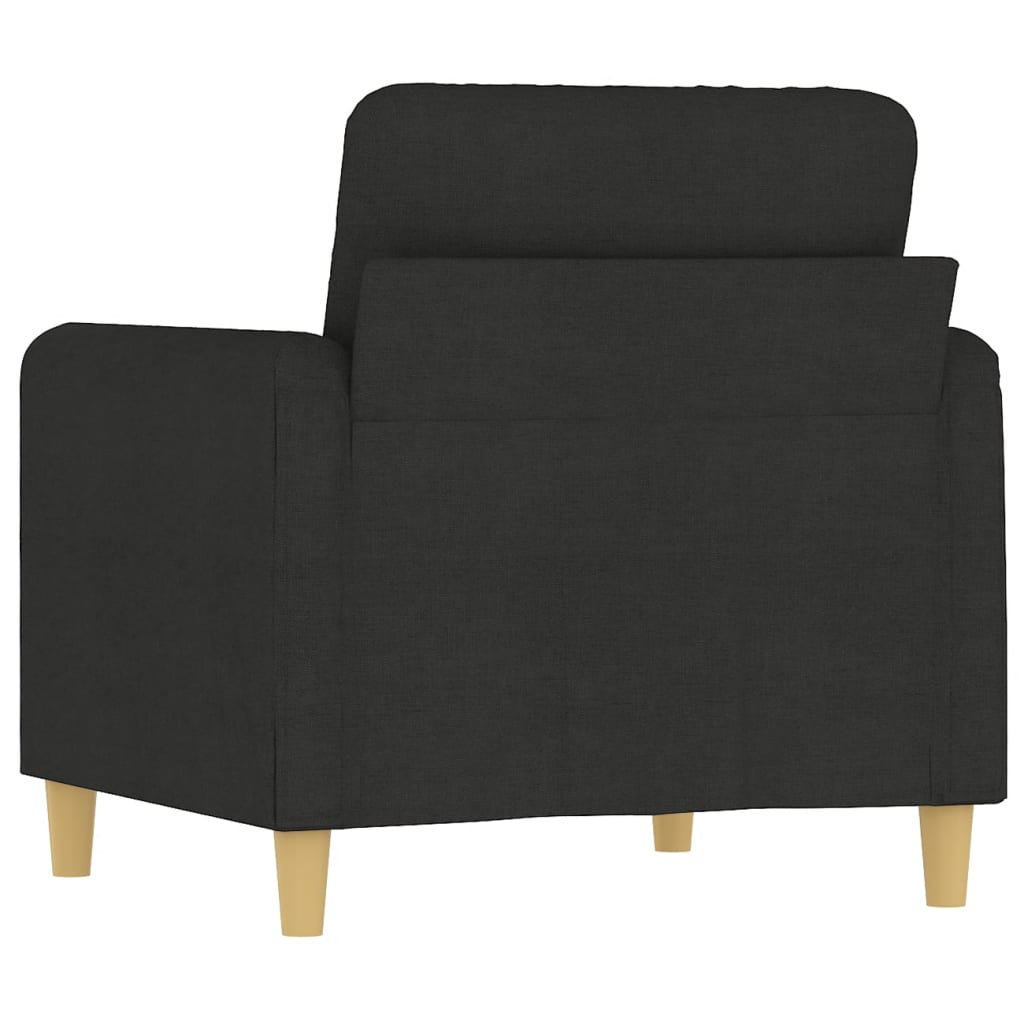 Poltrona Nera 60 Cm In Tessuto - Image 4
