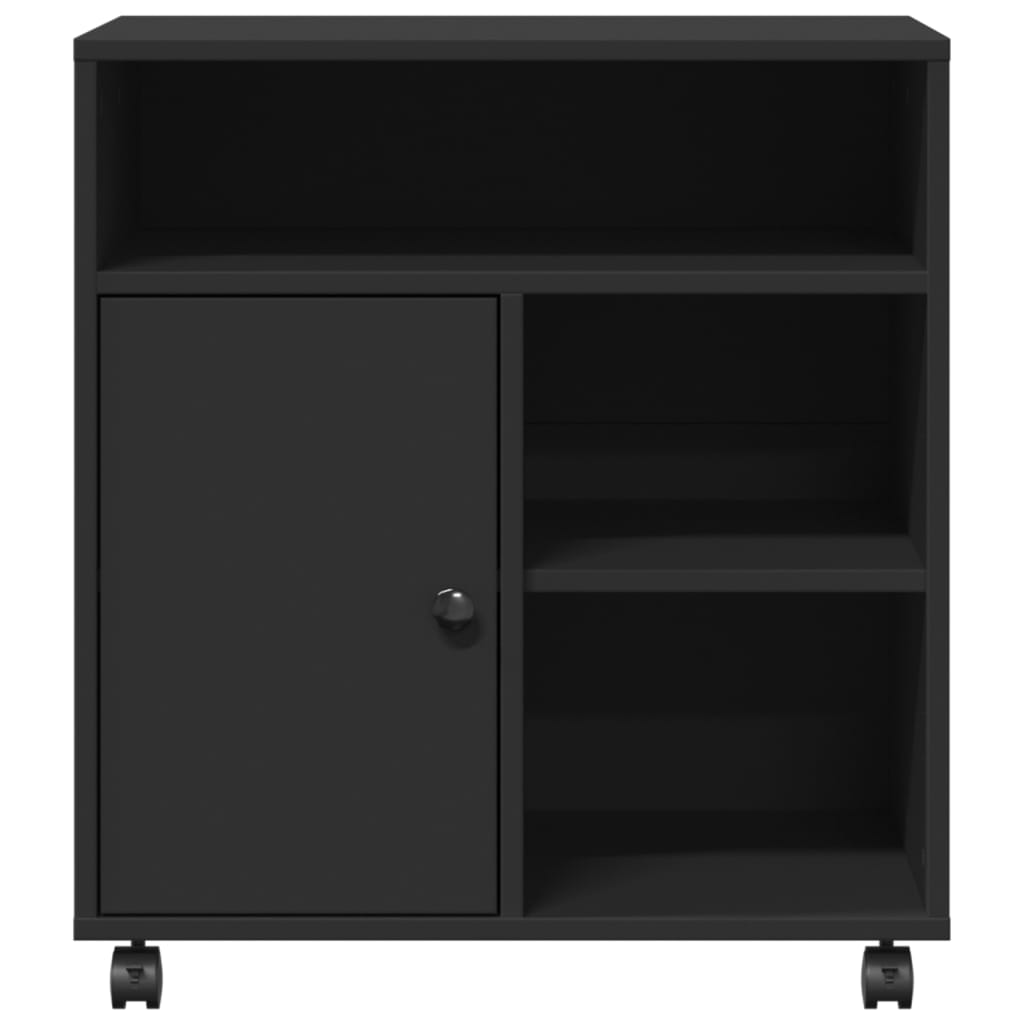 Supporto Per Stampante Con Ruote Nero 41x32x48 cm - Image 6