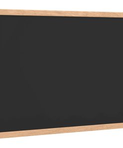 Lavagna Con Cornice In Legno Massello Di Pino Nero 40x30 cm