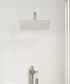Testa Doccia A Pioggia In Acciaio Inox 304 25x25 Cm Quadrata