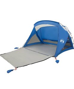 Tenda Da Spiaggia 2 Persone Azzurra Impermeabile