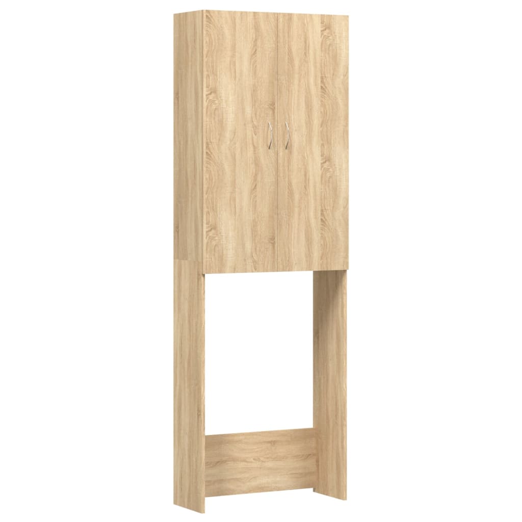 Mobile Per Lavatrice Rovere Sonoma 64x25,5x190 cm