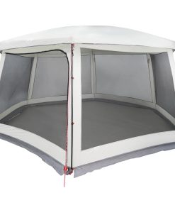 Tenda Da Piscina Con Patta Rimovibile&pareti In Rete 670x590 cm