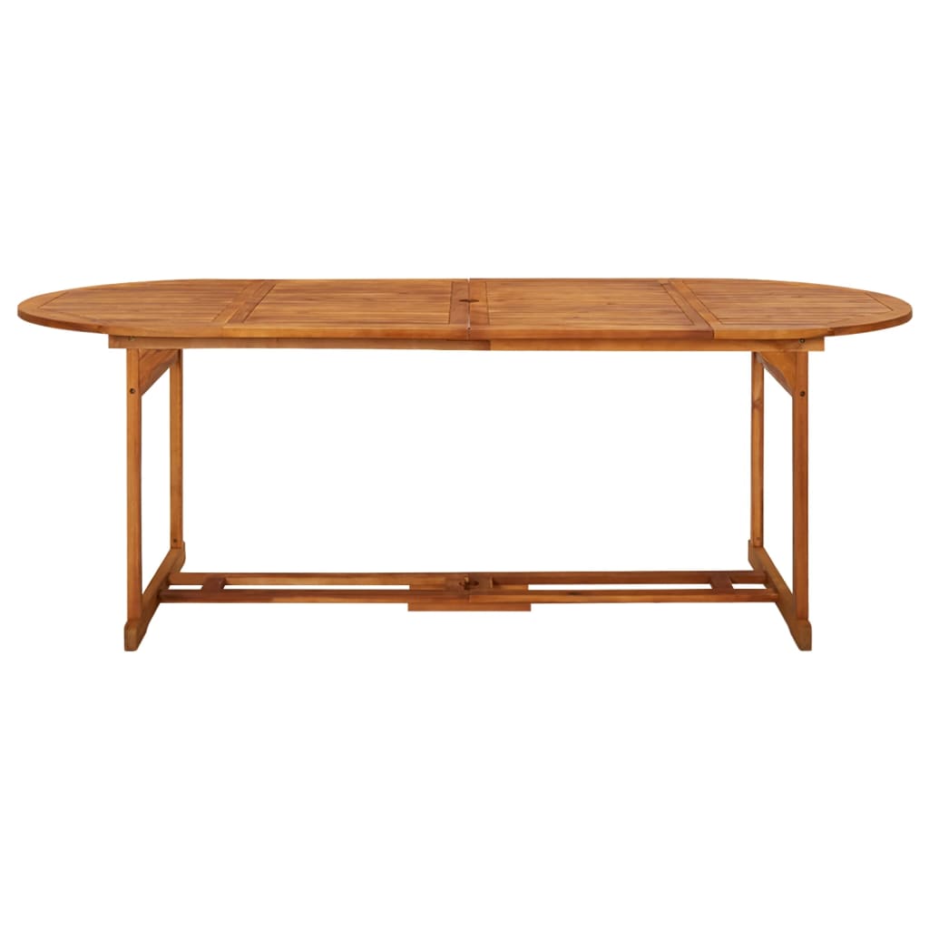 Tavolo Da Pranzo Per Esterni 220x90x75cm Legno Massello Acacia - Image 6