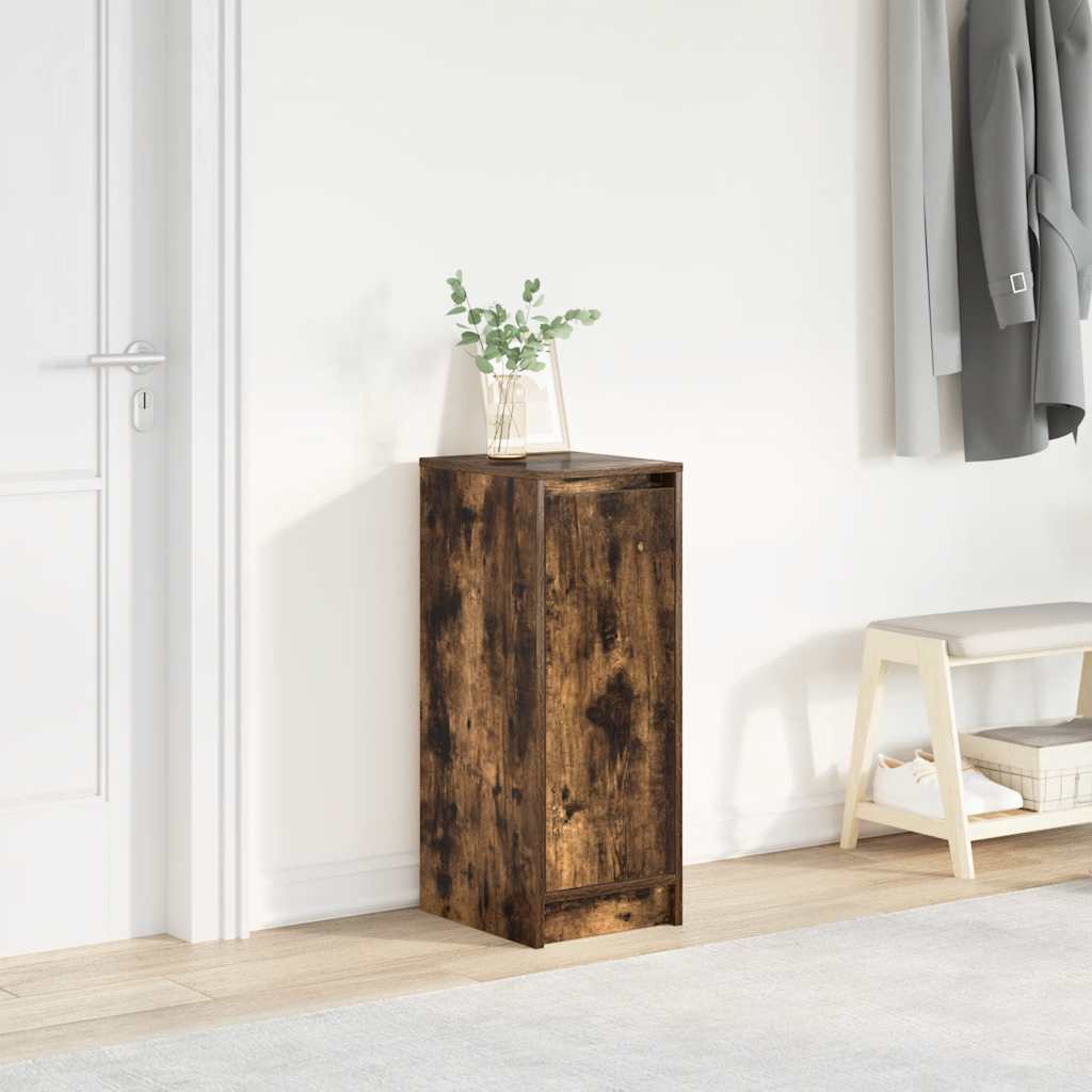 Scarpiera Rovere Fumo 29,5x34x76 Cm In Legno Multistrato - Image 3