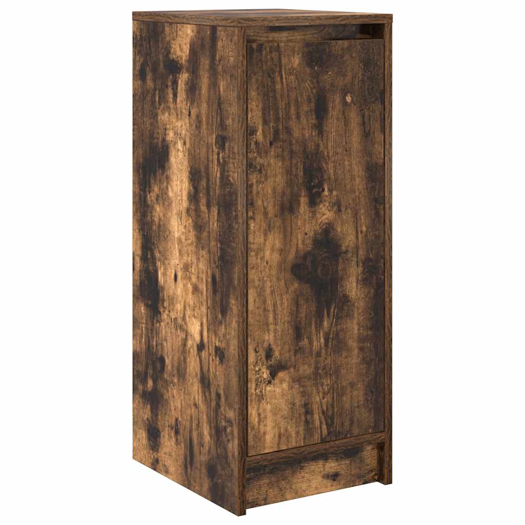 Scarpiera Rovere Fumo 29,5x34x76 Cm In Legno Multistrato