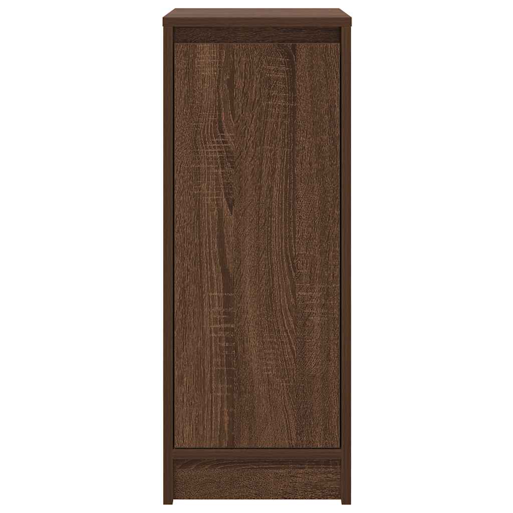 Scarpiera Rovere Marrone 29,5x34x76 Cm In Legno Multistrato - Image 3