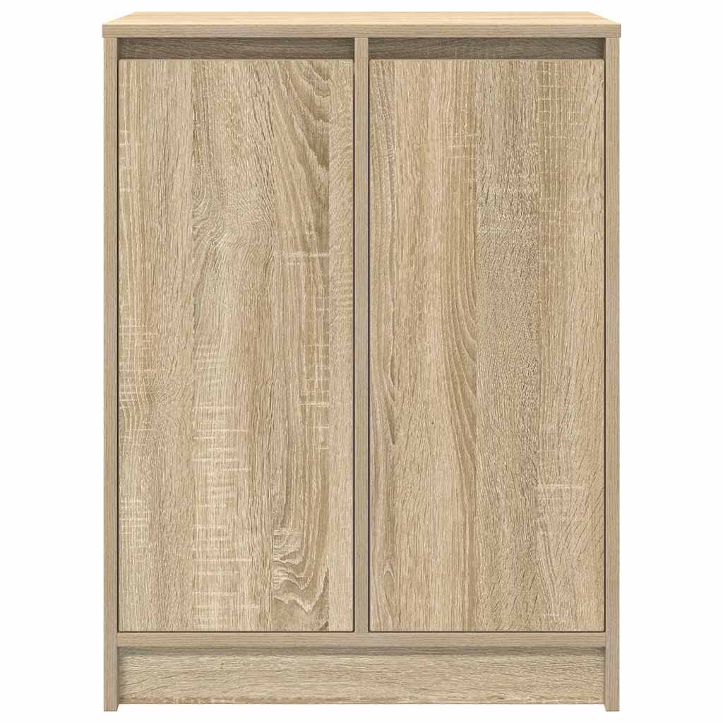 Scarpiera Rovere Sonoma 57x34x76 Cm In Legno Multistrato - Image 2