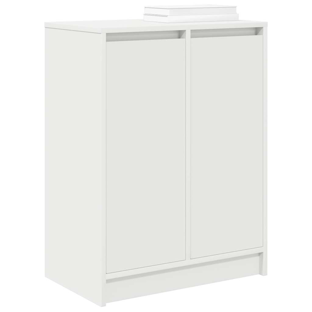 Scarpiera Bianca 57x34x76 Cm In Legno Multistrato - Image 4