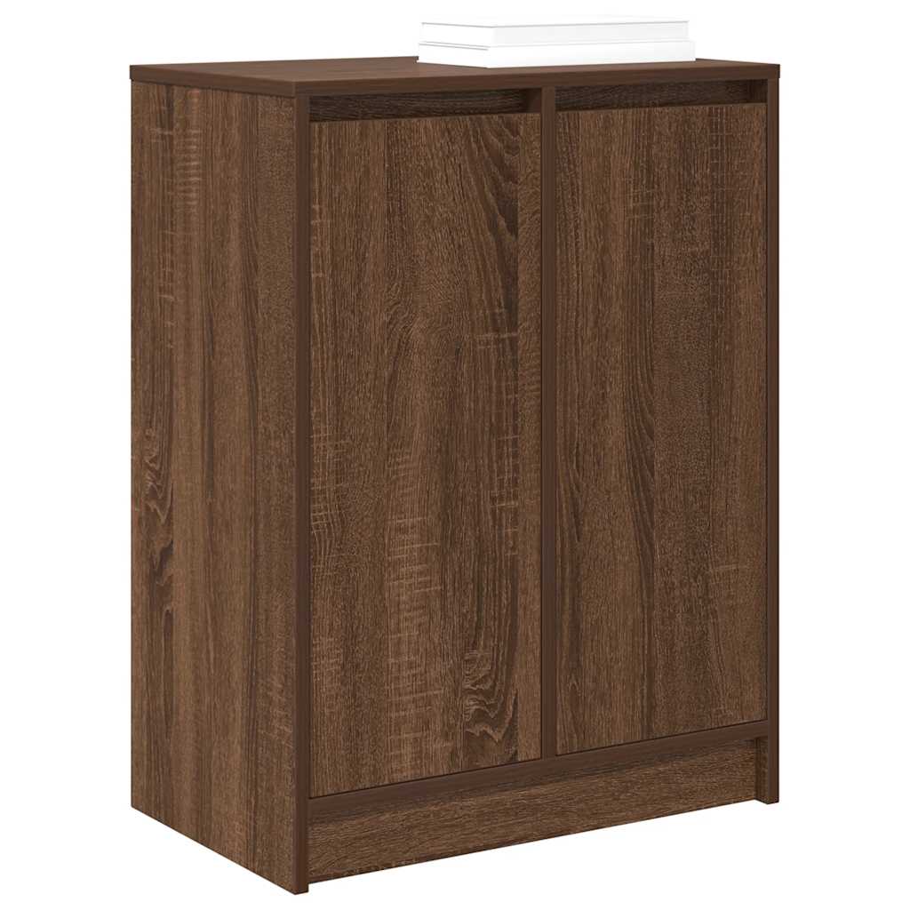 Scarpiera Rovere Marrone 57x34x76 Cm In Legno Multistrato - Image 3