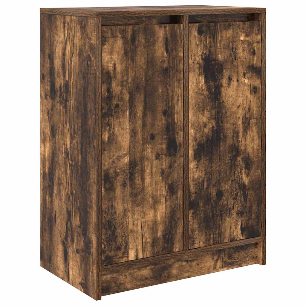 Scarpiera Rovere Fumo 57x34x76 Cm In Legno Multistrato - Image 3