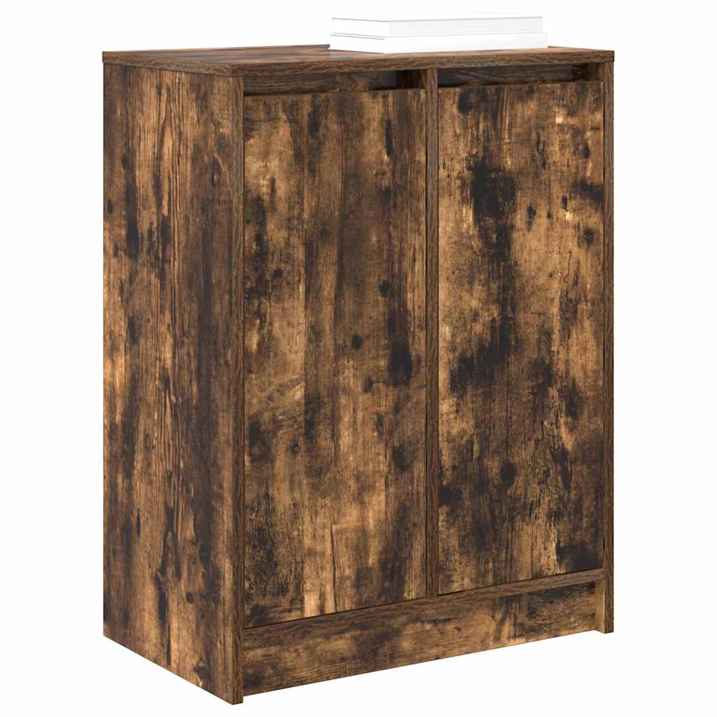 Scarpiera Rovere Fumo 57x34x76 Cm In Legno Multistrato - Image 5