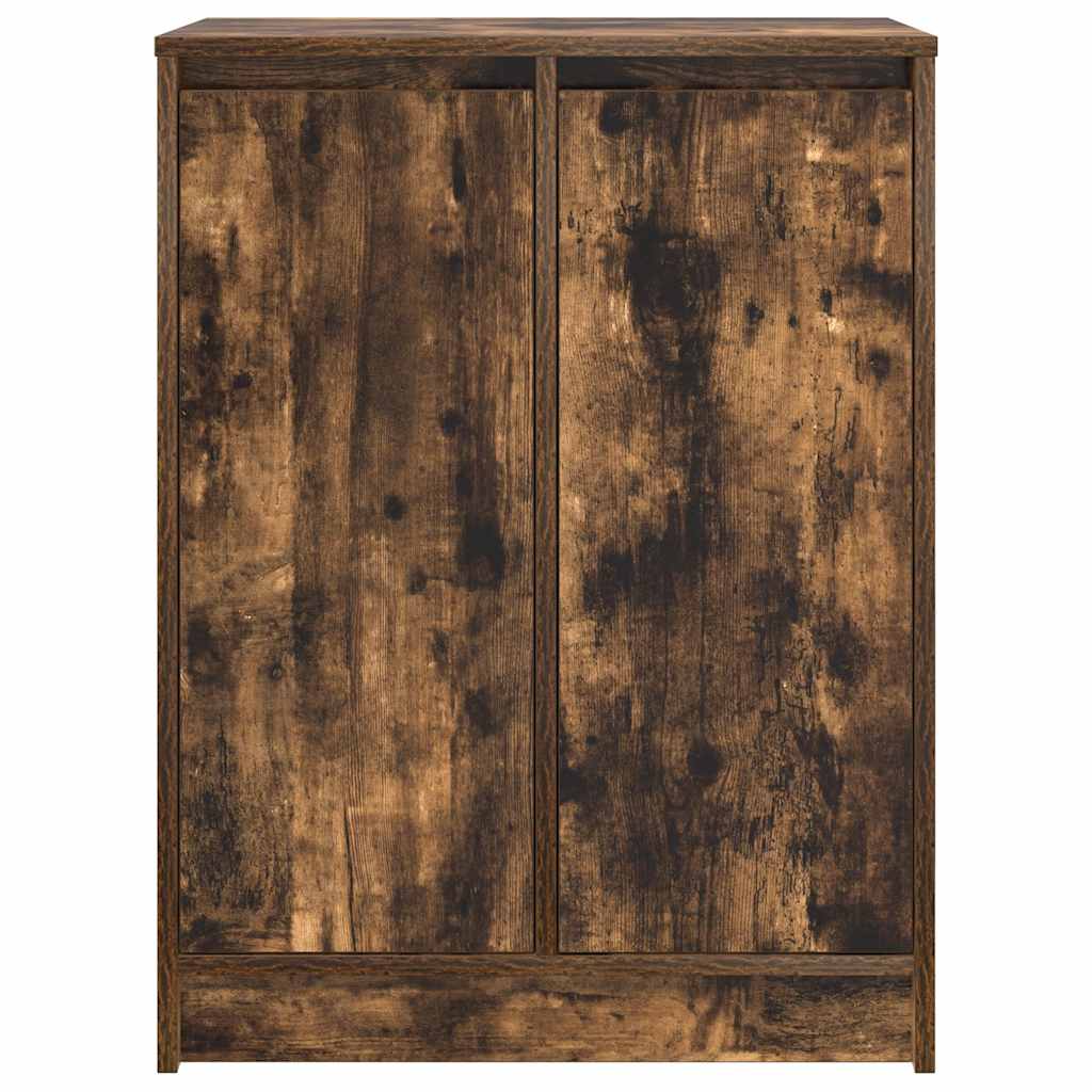 Scarpiera Rovere Fumo 57x34x76 Cm In Legno Multistrato - Image 2
