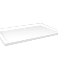 Piatto Doccia In Abs Rettangolare Bianco 80x120 cm