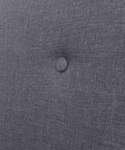 Divano A 3 Posti In Tessuto Grigio Scuro