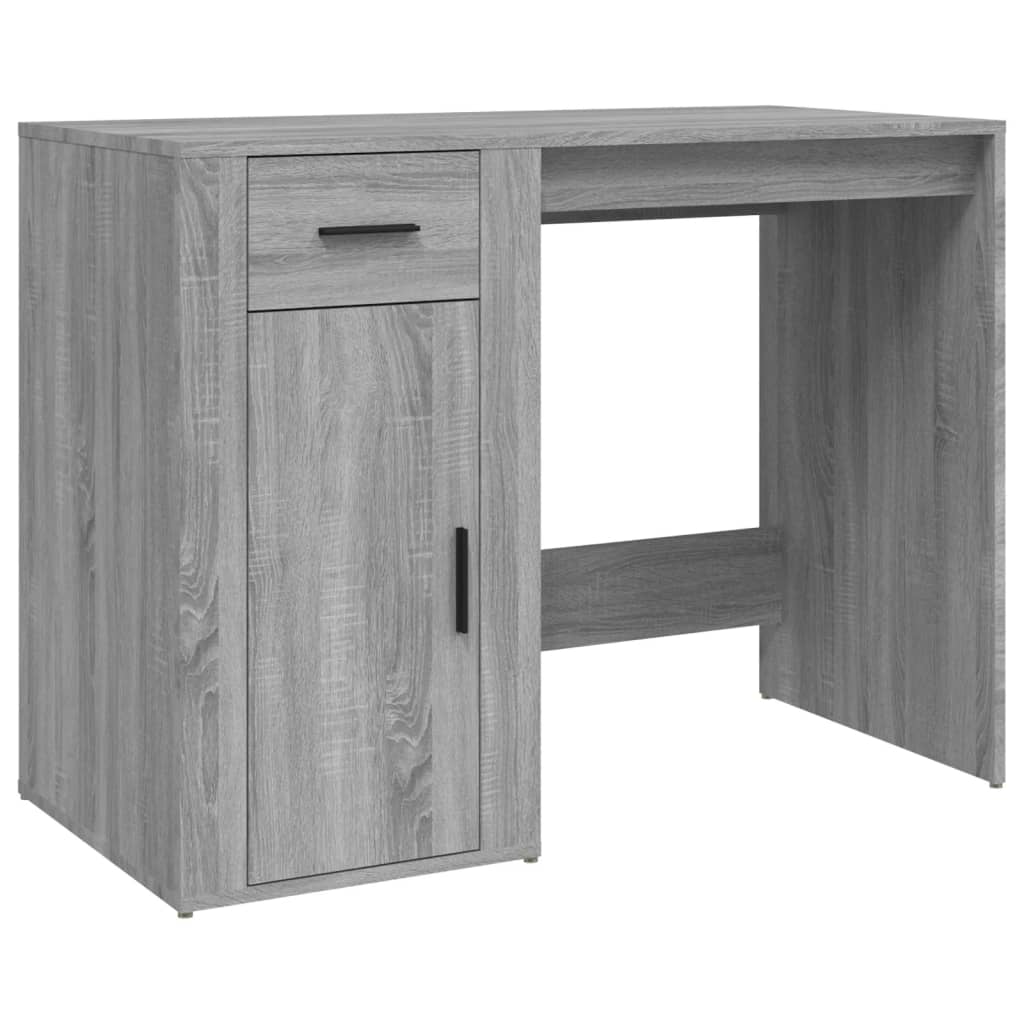 Scrivania Grigio Sonoma 100x49x75 Cm In Legno Multistrato - Image 6