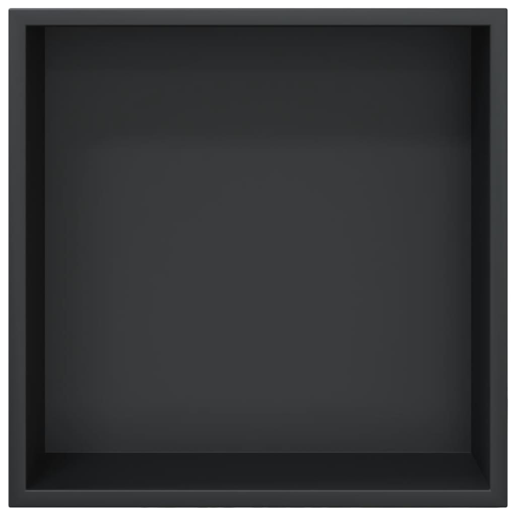 Nicchia Per Doccia Nero Opaco 32x32x9cm In Acciaio Inox - Image 6