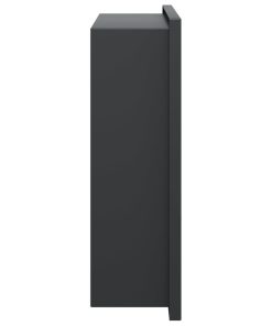 Nicchia Per Doccia Nero Opaco 32x32x9cm In Acciaio Inox