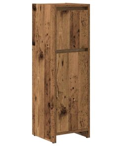 Set Mobili Da Bagno 3 Pz Legno Antico In Legno Multistrato