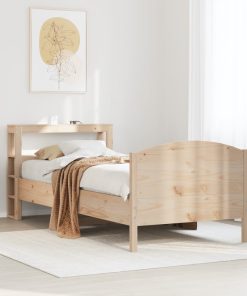 Letto Senza Materasso 75x190 Cm In Legno Massello Pino