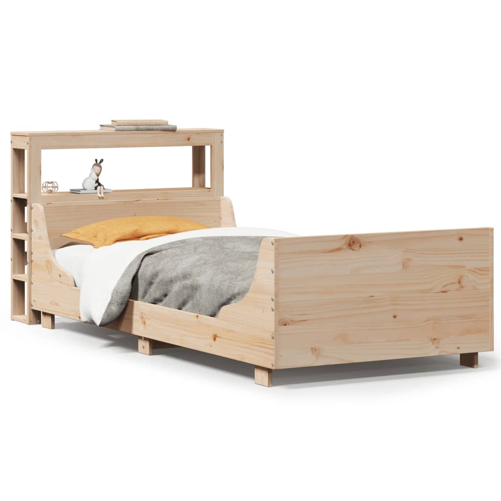 Letto Senza Materasso 75x190 Cm In Legno Massello Pino