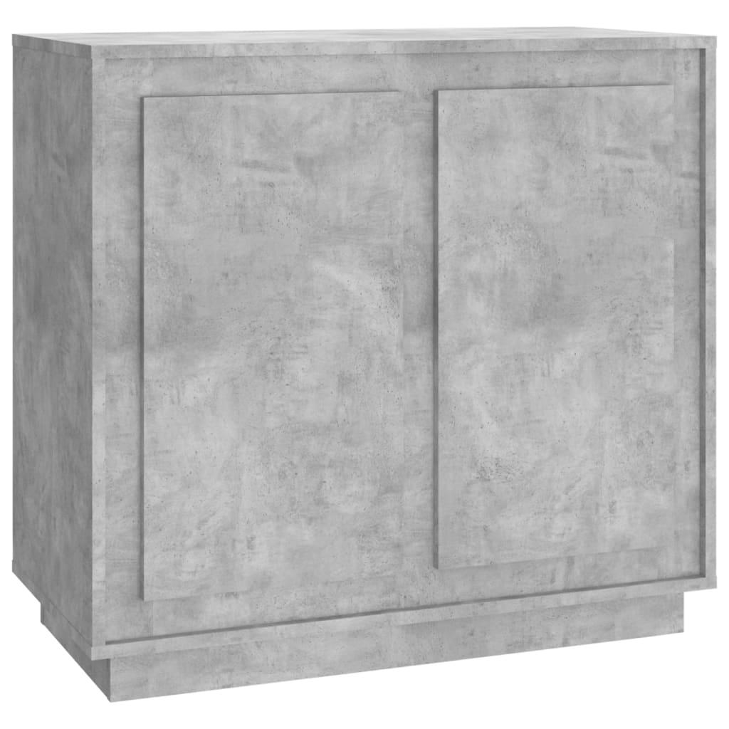 Credenza Grigio Cemento 80x34x75 Cm In Legno Multistrato - Image 3