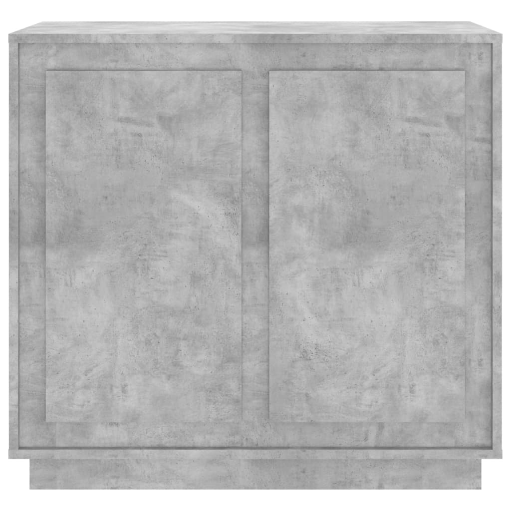 Credenza Grigio Cemento 80x34x75 Cm In Legno Multistrato - Image 6