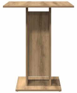 Tavolo Da Bistrot Rovere Artigianale 60x60x75 Cm In Truciolato