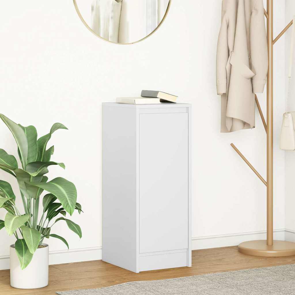 Credenza Bianca 29,5x34x76 Cm In Legno Multistrato - Image 3