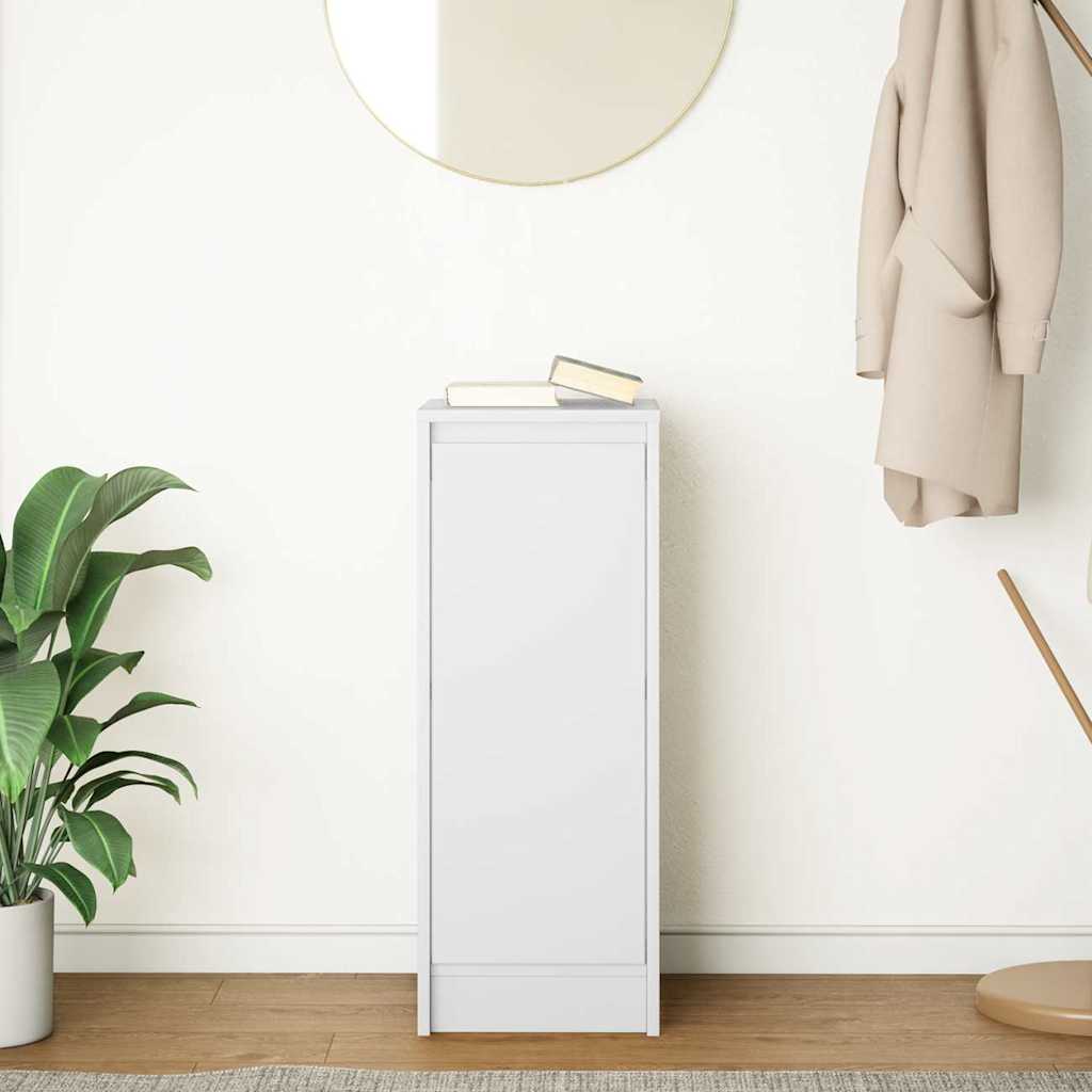 Credenza Bianca 29,5x34x76 Cm In Legno Multistrato - Image 5